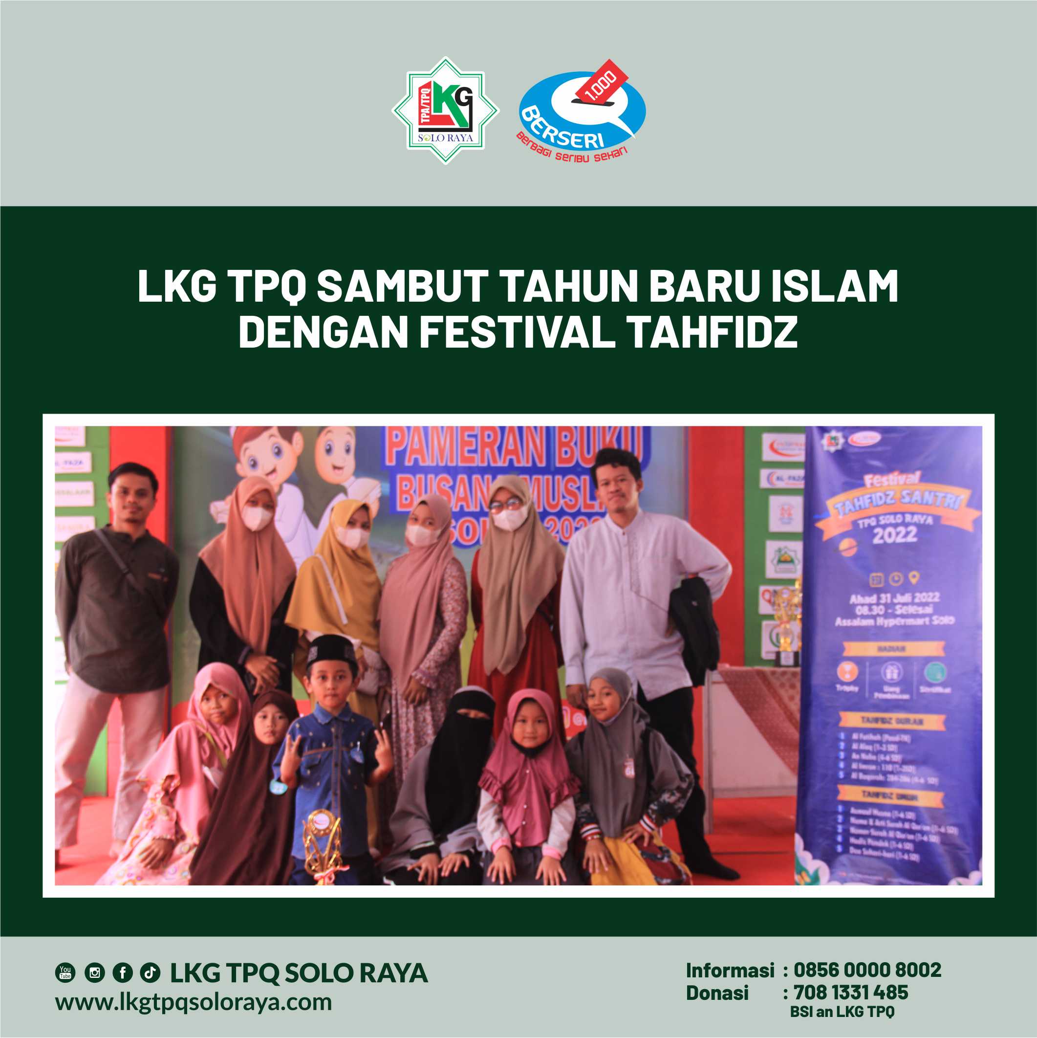 LKG TPQ SAMBUT TAHUN BARU ISLAM DENGAN FESTIVAL TAHFIDZ